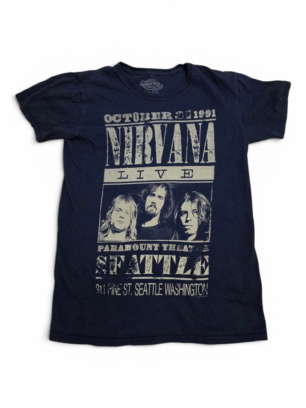 Nirvana Live Seattle Graphic T-Shirt